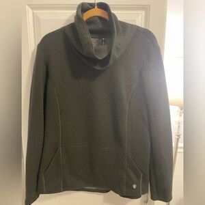 Kuhl Athena Pullover Black Wool Blend Size Large